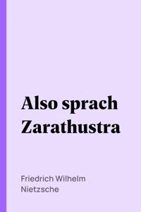 Also sprach Zarathustra_cover