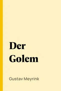 Der Golem_cover