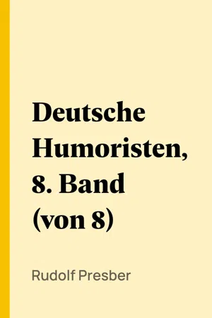 Deutsche Humoristen, 8. Band (von 8)