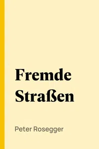 Fremde Straßen_cover