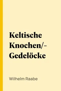 Keltische Knochen/Gedelöcke_cover