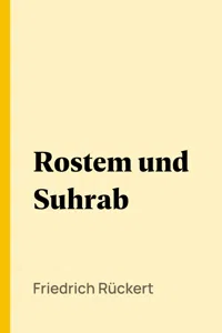 Rostem und Suhrab_cover