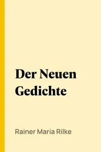 Der Neuen Gedichte_cover