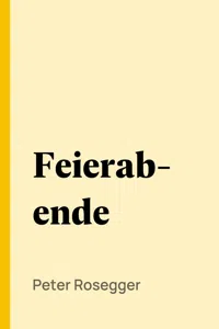 Feierabende_cover