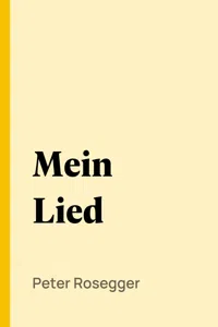 Mein Lied_cover