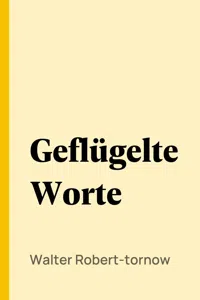 Geflügelte Worte_cover