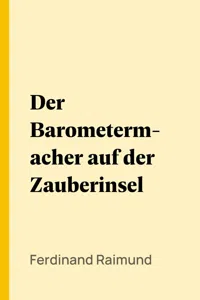 Der Barometermacher auf der Zauberinsel_cover