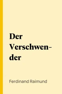 Der Verschwender_cover