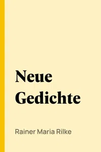 Neue Gedichte_cover