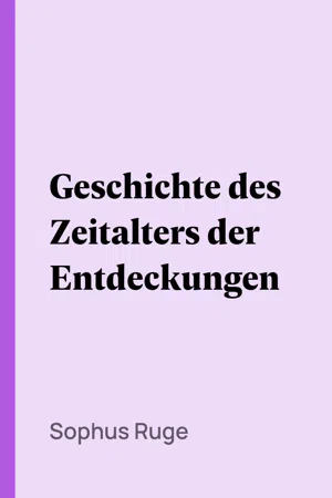 Geschichte des Zeitalters der Entdeckungen