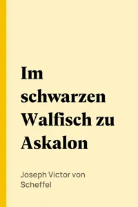 Im schwarzen Walfisch zu Askalon_cover