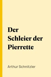 Der Schleier der Pierrette_cover