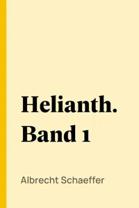 Helianth. Band 1_cover