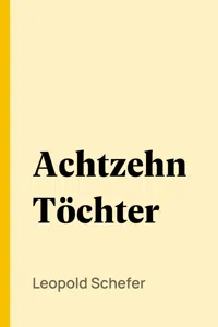 Achtzehn Töchter_cover