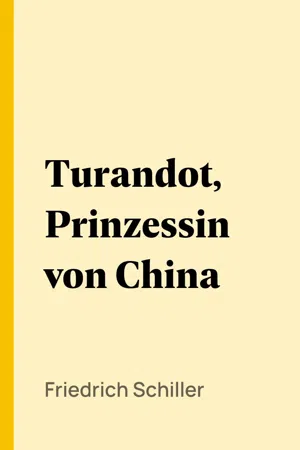 Turandot, Prinzessin von China