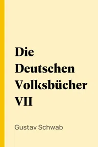 Die Deutschen Volksbücher VII_cover