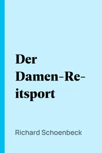 Der Damen-Reitsport_cover