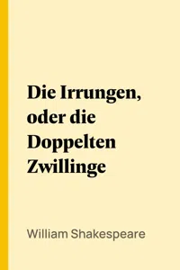 Die Irrungen, oder die Doppelten Zwillinge_cover