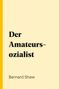 Der Amateursozialist_cover