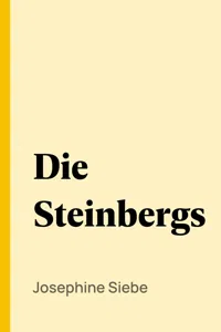 Die Steinbergs_cover