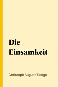 Die Einsamkeit_cover