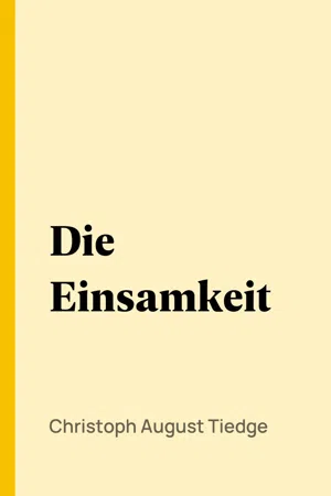 Die Einsamkeit