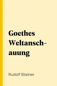 Goethes Weltanschauung_cover