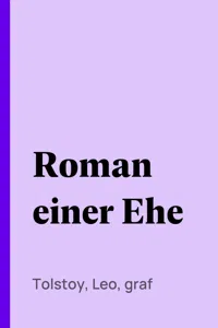 Roman einer Ehe_cover