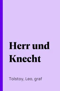 Herr und Knecht_cover