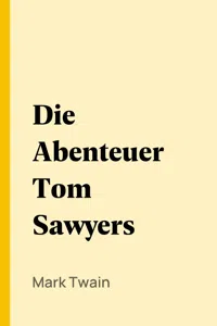 Die Abenteuer Tom Sawyers_cover