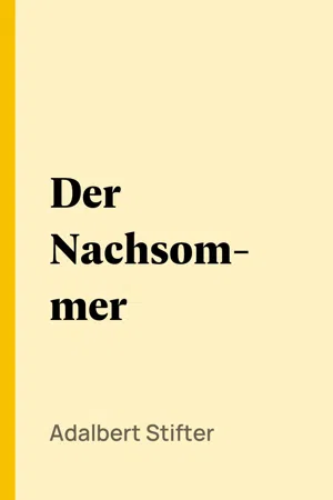 Der Nachsommer