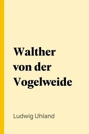 Walther von der Vogelweide