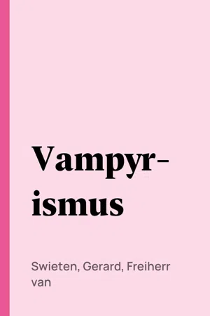 Vampyrismus