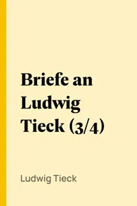 Briefe an Ludwig Tieck_cover