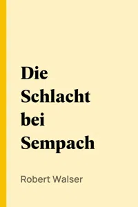 Die Schlacht bei Sempach_cover