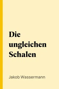 Die ungleichen Schalen_cover