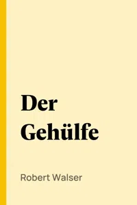 Der Gehülfe_cover