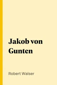 Jakob von Gunten_cover