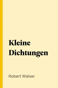 Kleine Dichtungen_cover