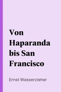 Von Haparanda bis San Francisco_cover