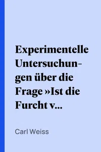 Experimentelle Untersuchungen über die Frage »Ist die Furcht vor Krankheitsübertragung durch das Telephon berechtigt«?_cover