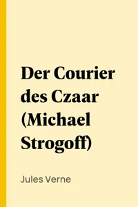 Der Courier des Czaar_cover