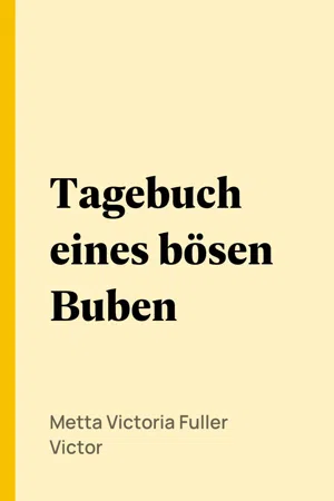 Tagebuch eines bösen Buben