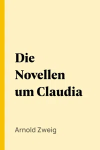 Die Novellen um Claudia_cover