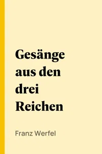 Gesänge aus den drei Reichen_cover