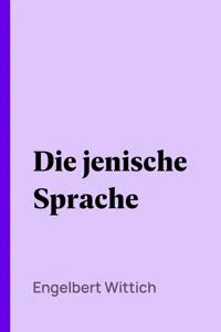 Die jenische Sprache_cover