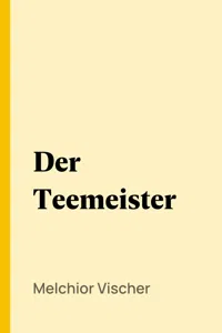 Der Teemeister_cover