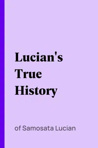 Lucian's True History_cover