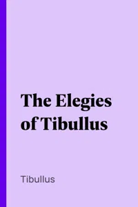 The Elegies of Tibullus_cover