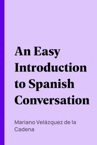 An Easy Introduction to Spanish Conversation_cover